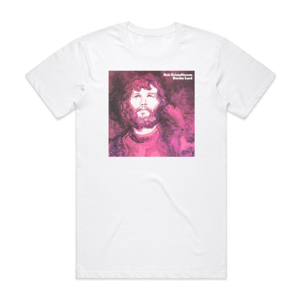 Kris Kristofferson Border Lord Album Cover T-Shirt Vit XXXL