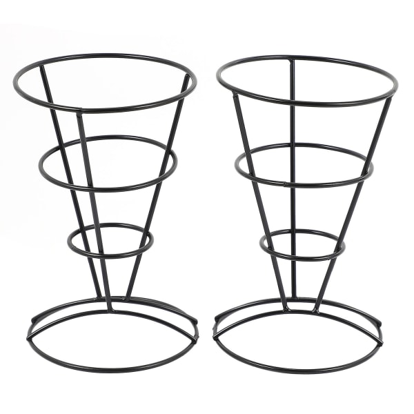 2-Piece French Fry Standing Cone Basket for French Fries and Chips and Appetizers