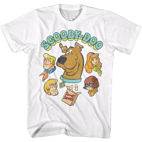 Karakter Collage Scooby-Doo T-skjorte L