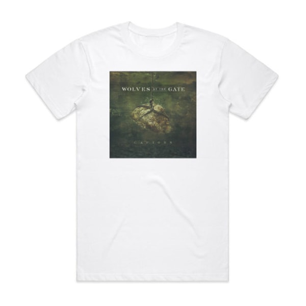 Wolves At The Gate Captors Album Cover T-Shirt Vit M