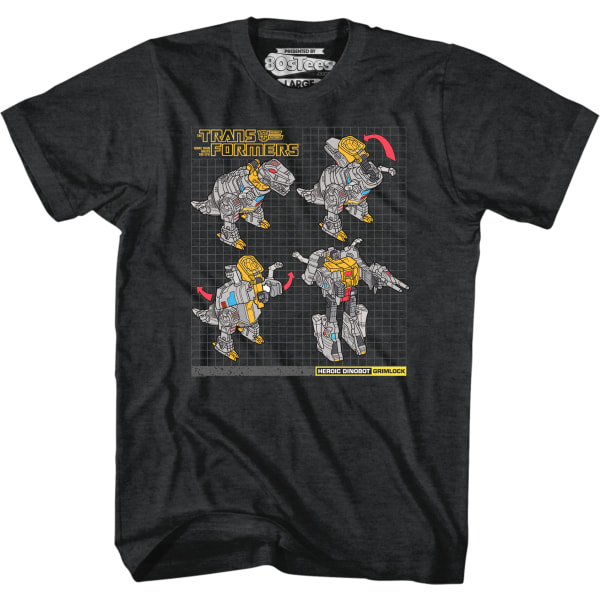 Grimlock Modes Transformers T-shirt XL