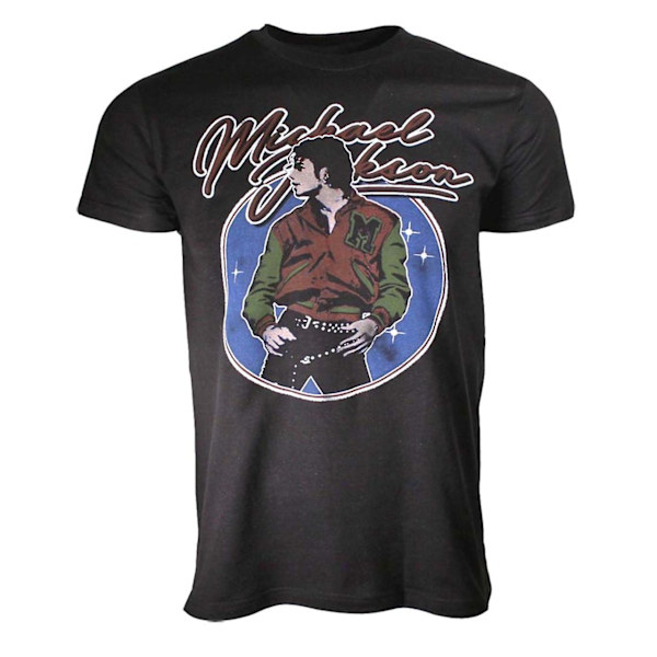 Michael Jackson T-skjorte Michael Jackson Varsity Jakke T-skjorte T-skjorte XL