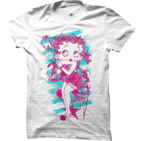Junior Sketch Betty Boop Skjorte M