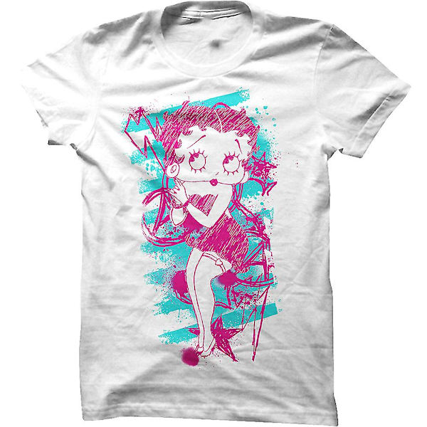 Junior Sketch Betty Boop T-shirt L