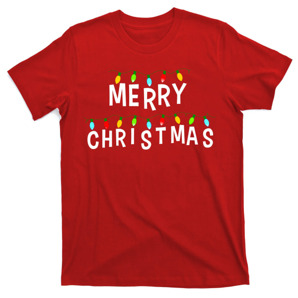 Merry Christmas Lights T-shirt M