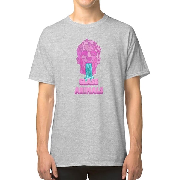 Glass Animals Soda Waterfalls (Huvud och Logotyp) T-shirt white M