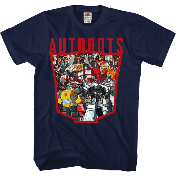 Autobottien Logo-kollaasi Transformers T-paita M