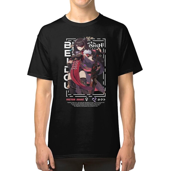 Genshin Impact Beidou Streetwear T-skjorte M