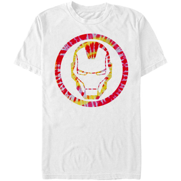 Tie Dye Iron Man T-skjorte Ny XXL