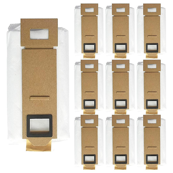 10-pack dammsugarpåsar tillbehör för S7 T7s T7plus T7s Plus, dammsugare påse automatisk dammsugare