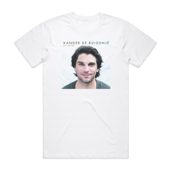 Xander de Buisonje Uit Liefde Album Cover T-Shirt Hvid XL