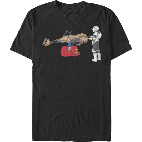 Scout Trooper Myntstyrd cykeltur Star Wars T-shirt L