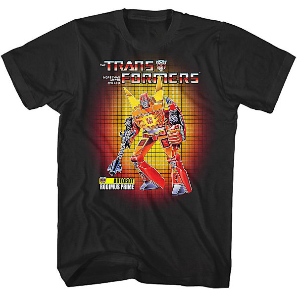 Box Art Rodimus Prime Transformers T-skjorte M