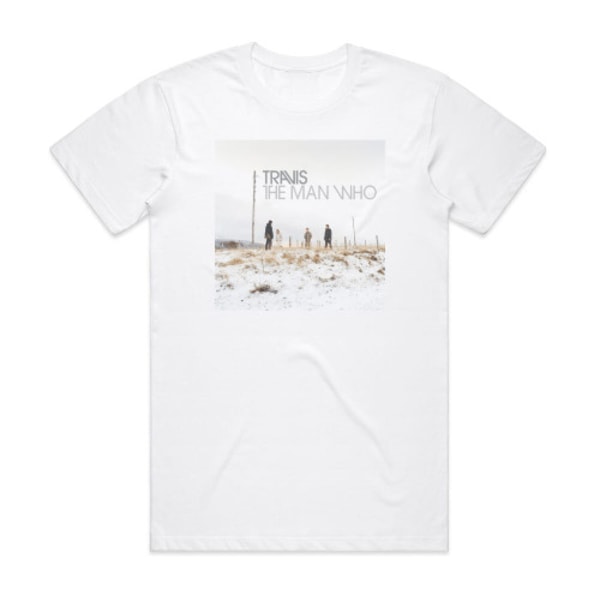 Travis The Man Who Album Cover T-shirt Vit XXL