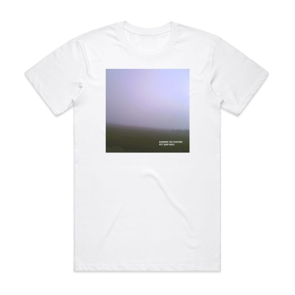 Pet Shop Boys Burning The Heather Album Cover T-shirt Vit XL