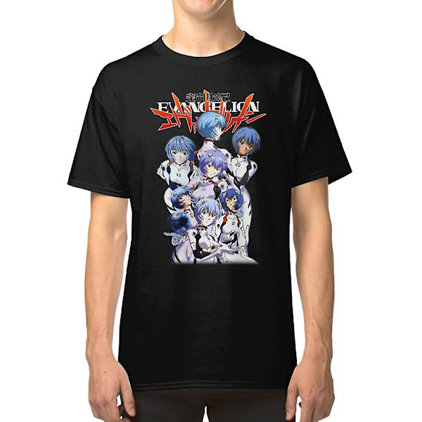 Rei Ayanami Evangelion Klassisk T-skjorte M