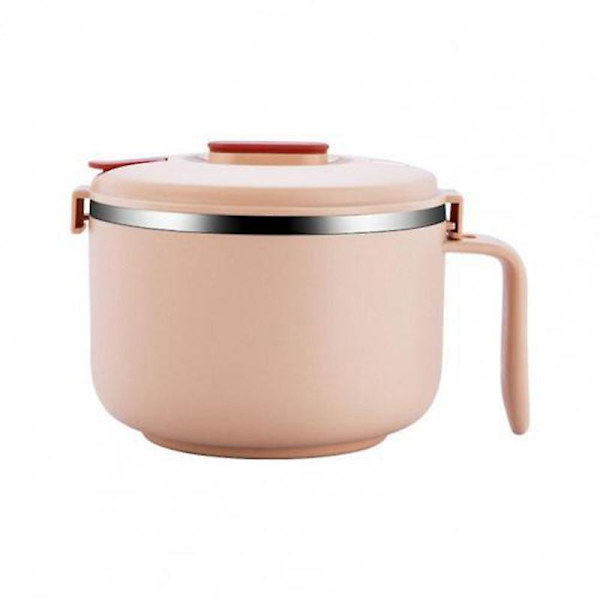 Japansk stil forseglet lunsjboks for husholdning 304 rustfritt stål - rosa
