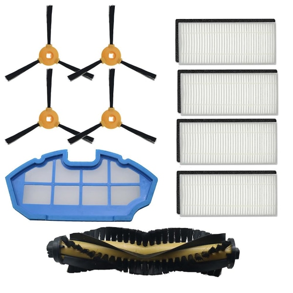 Reservedeler Tilbehørsett Filter Hovedbørste Sidebørste For Deebot N79/500 For K600 Robotstøvsuger C
