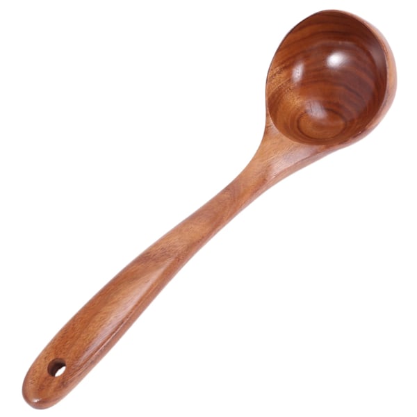 Träslevset för kök, Träsked Matlagning Naturlig Teak Kökspade Set