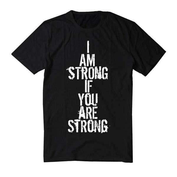 Skicka "Jag är stark om du är stark" välgörenhetströja XL
