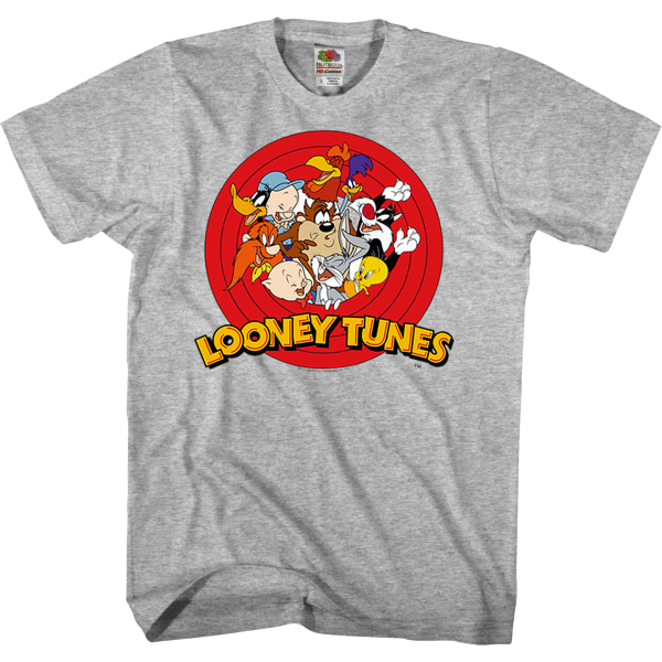 Cast And Logo Looney Tunes T-shirt L