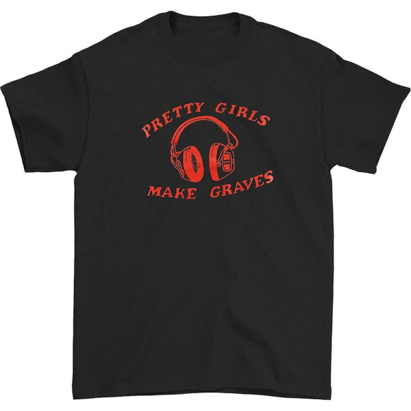 Pretty Girls Make Graves Hodetelefoner T-skjorte S