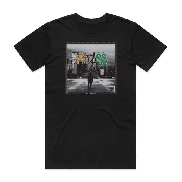 Joey Bada$$ B4Da Album Cover T-shirt Sort XXXL