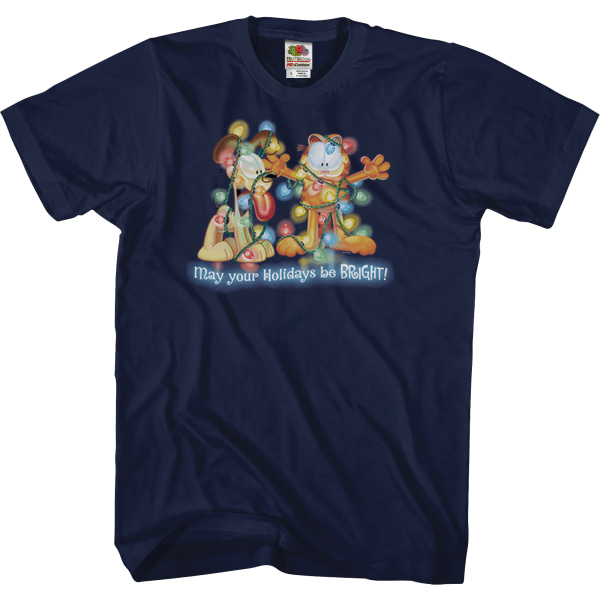 Må Din Jul Vara Ljus Garfield T-shirt L