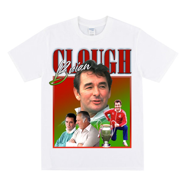 BRIAN CLOUGH Hyldest T-shirt White XL