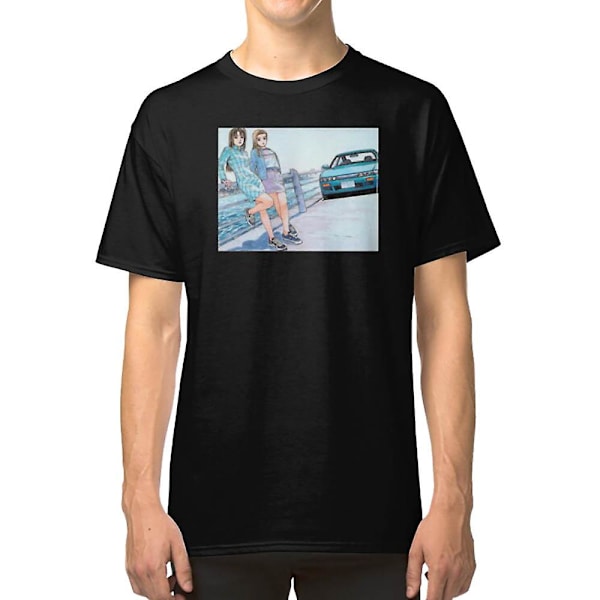 Mako & Sayuki Initial D T-shirt M