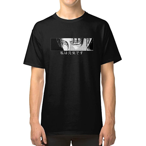 Levi Ackerman I'm Fine Playing The Role T-shirt M