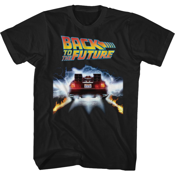 OUTATIME DeLorean Tilbage Til Fremtiden T-shirt XL