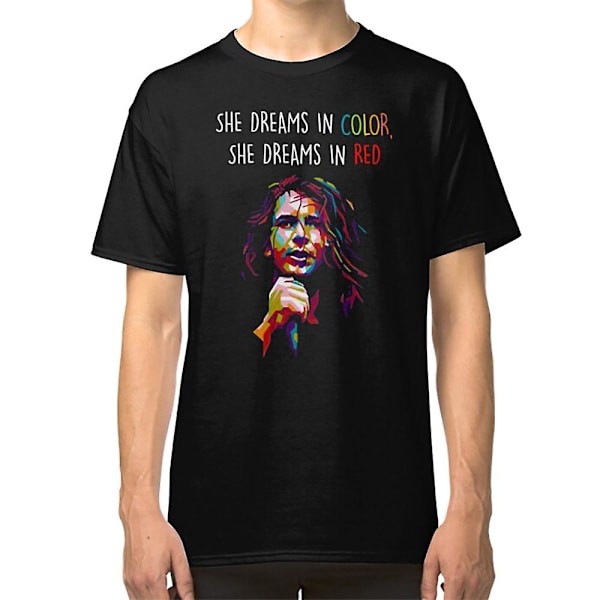 She-dreams-in-color-she-dreams-in-red T-shirt M