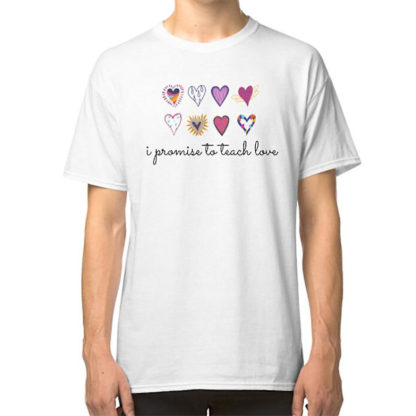 Jeg lover at lære kærlighed T-shirt M