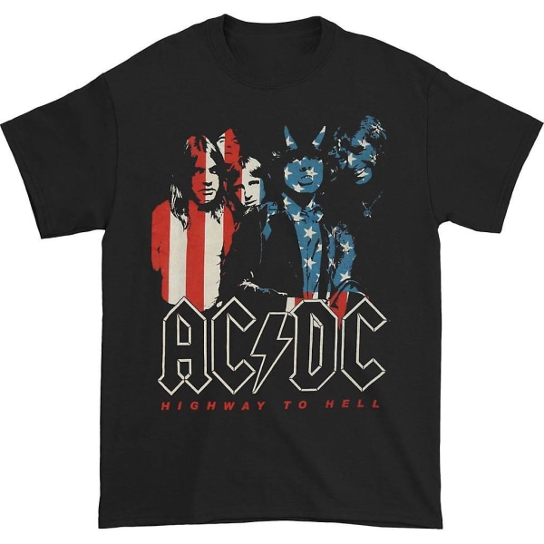 AC/DC Miesten Musta T-paita XXL