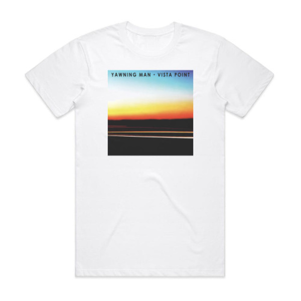Yawning Man Vista Point Album Cover T-skjorte Hvit XXXL