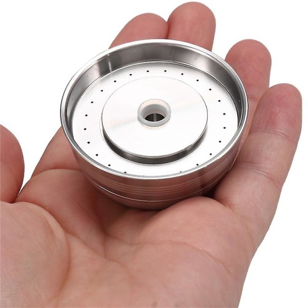 För Vertuo Kapselmaskin i Rostfritt Stål, Vertuoline Återfyllningsbart Kaffe Filter, a As shown