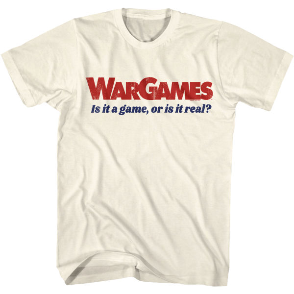 Is It A Game WarGames T-skjorte XXXL