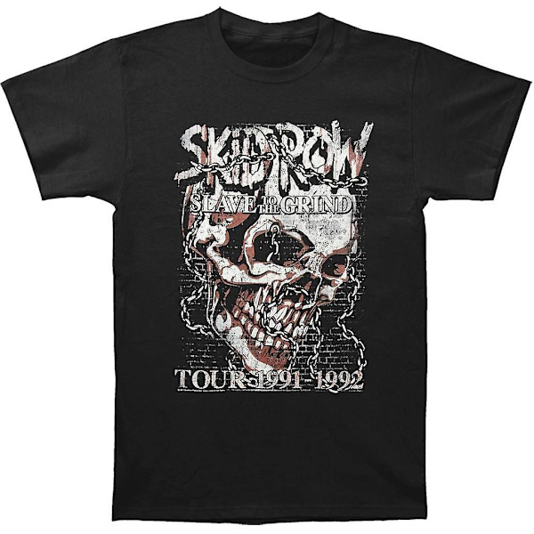 Skid Row Skull Chain T-skjorte M