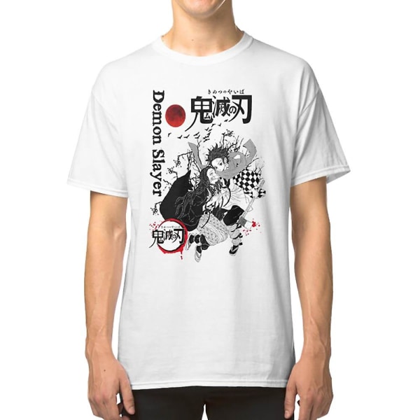 Demon Slayer Anime Nezuko Tanjiro T-shirt för grym designgåva L