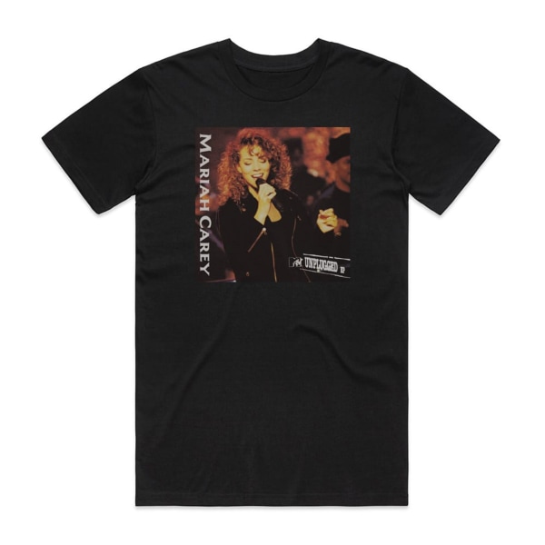 Mariah Carey MTV Unplugged Album Cover T-Shirt Sort XXL