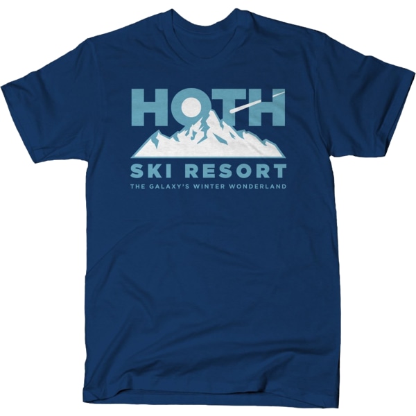 Hoth Skisenter Star Wars T-skjorte M