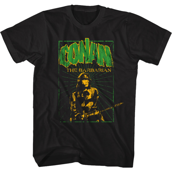 Distressed Poster Conan The Barbarian T-Shirt L