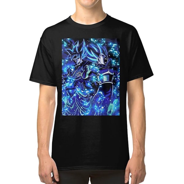 goku och vegeta (super saiyan blå) T-shirt XXXL