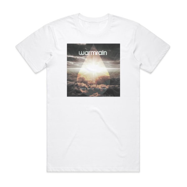 Warmrain Back Above The Clouds Album Cover T-Shirt Hvid XXL