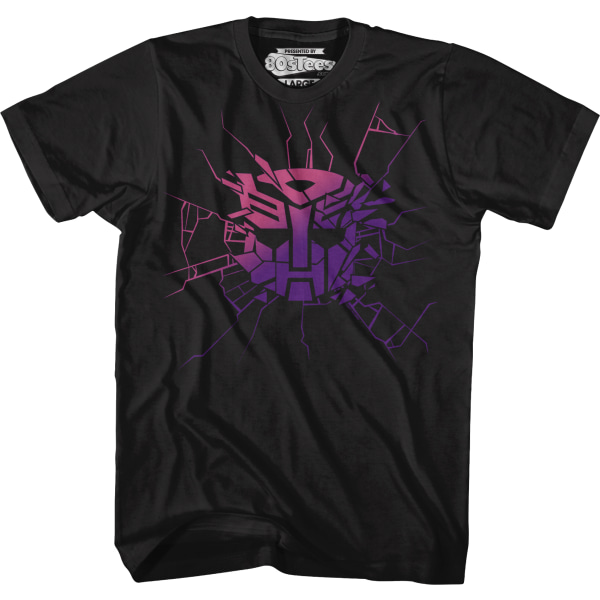 Shattered Glass Autobots Logo Transformers T-skjorte M