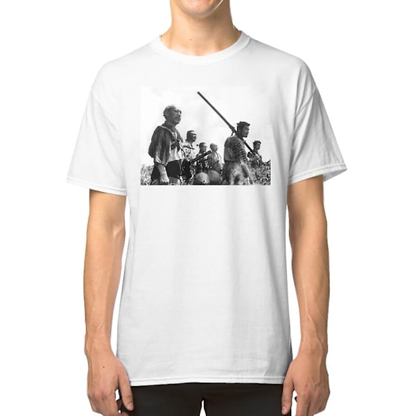 Akira Kurosawa Syv Samurai Toshiro Mifune T-shirt XL
