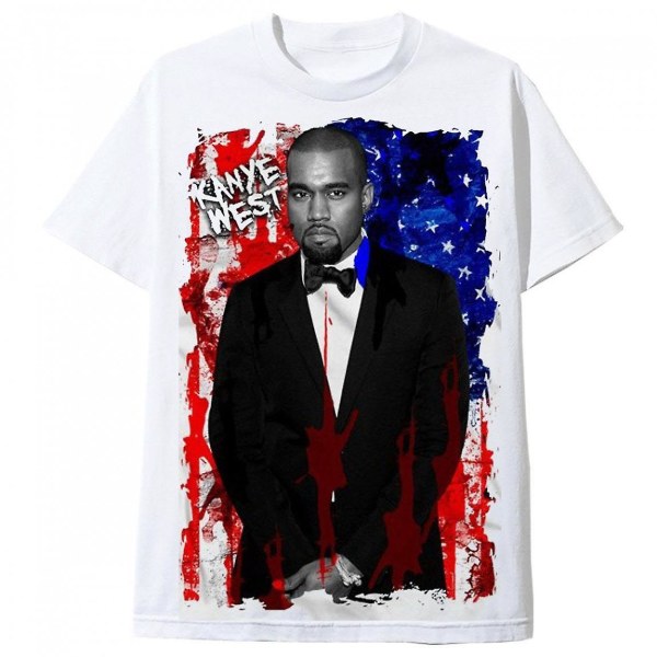 Tröjor Kanye West X magic flagga L
