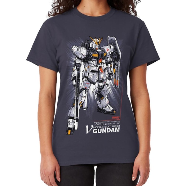 Nu Gundam T-shirt black XL