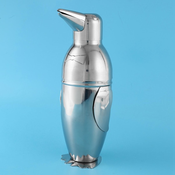 4X 500ml Cocktail Shaker, Kreativ Pingvin Rustfrit Stål Bar Bartender Drikke Mixer Shakerkande, Vin